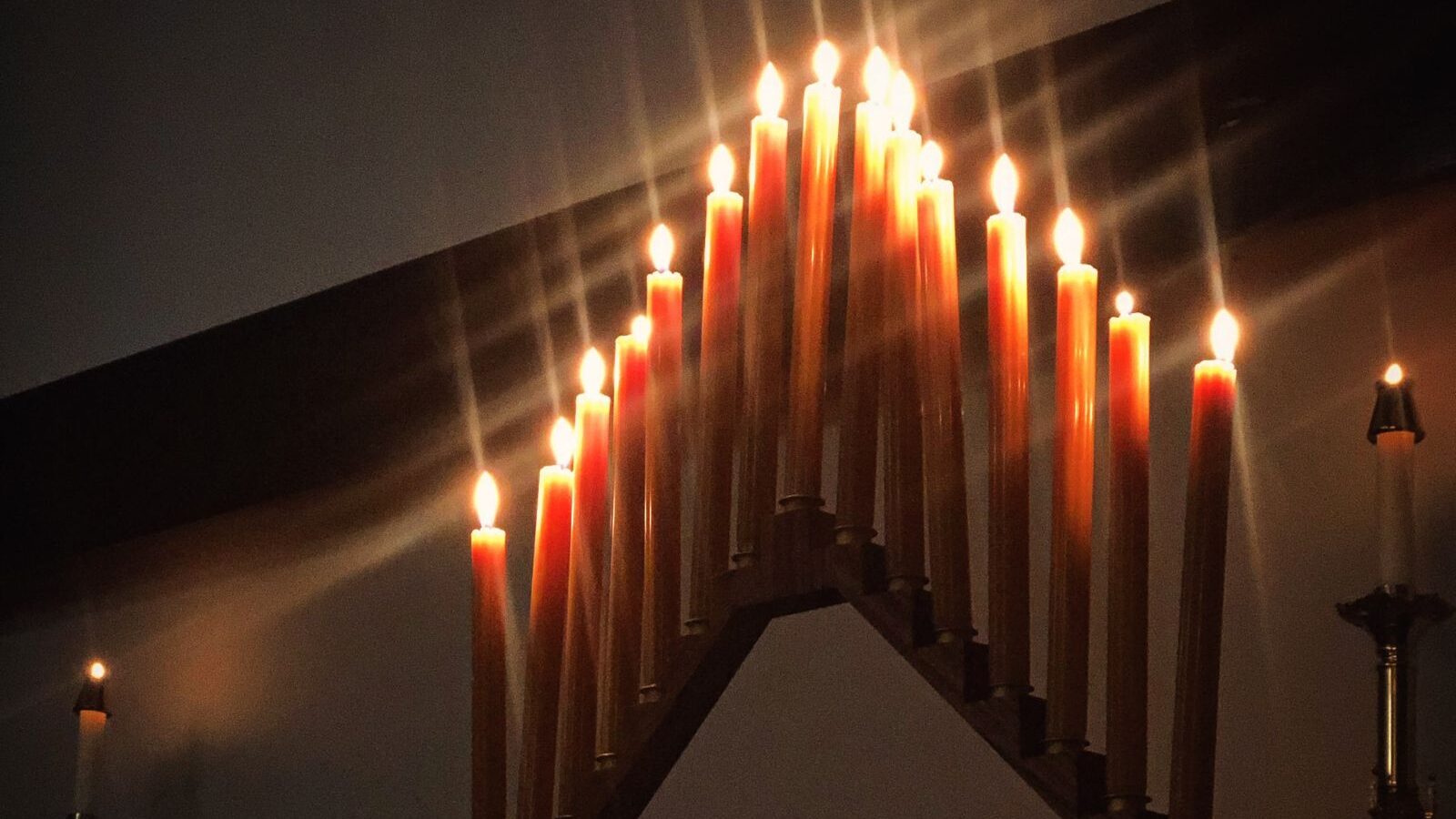 The Hearse during Tennebre services